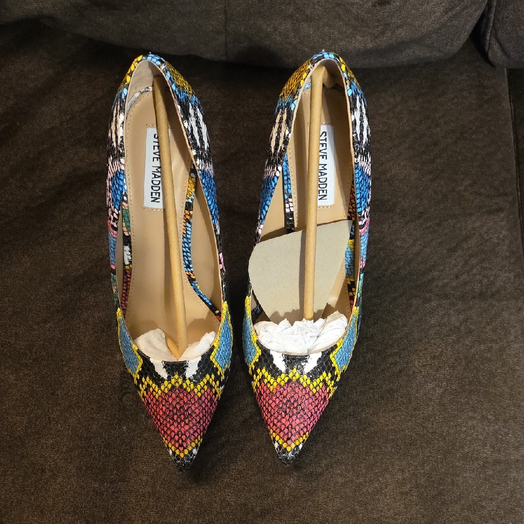 Steve Madden Vibrant Multicolor Heels